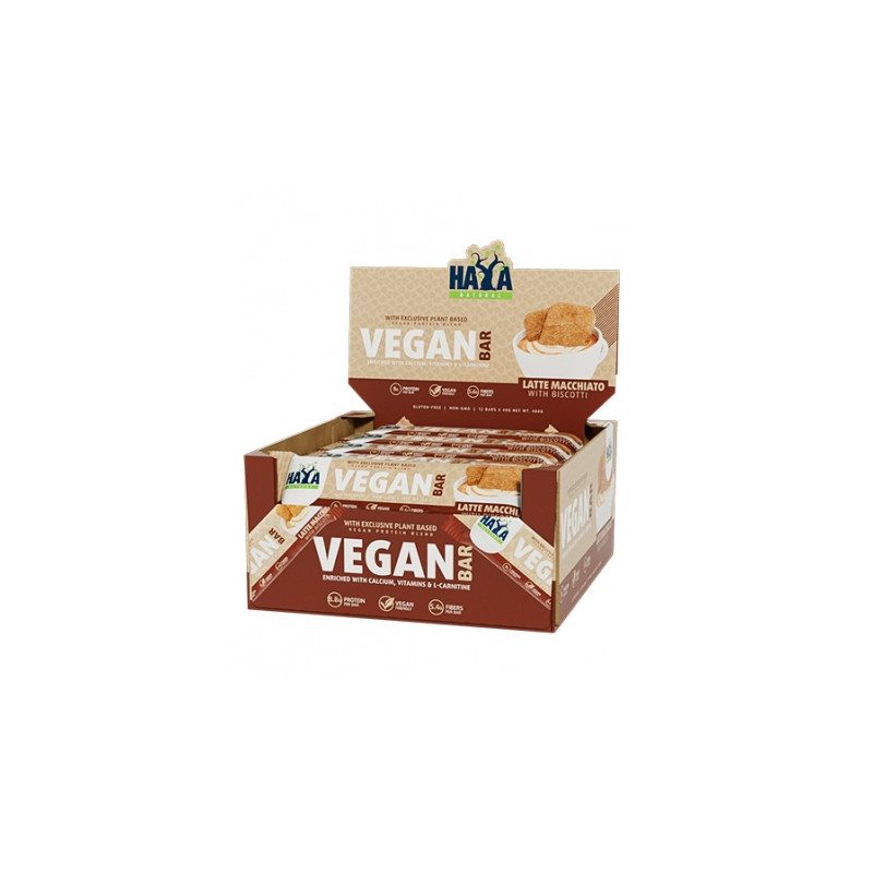 Vegan Protein Bar Box - 12 x 40 g Latte Macchiat