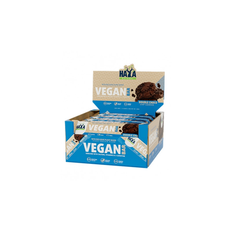 Vegan Protein Bar Box - 12 x 40 g Doble choco